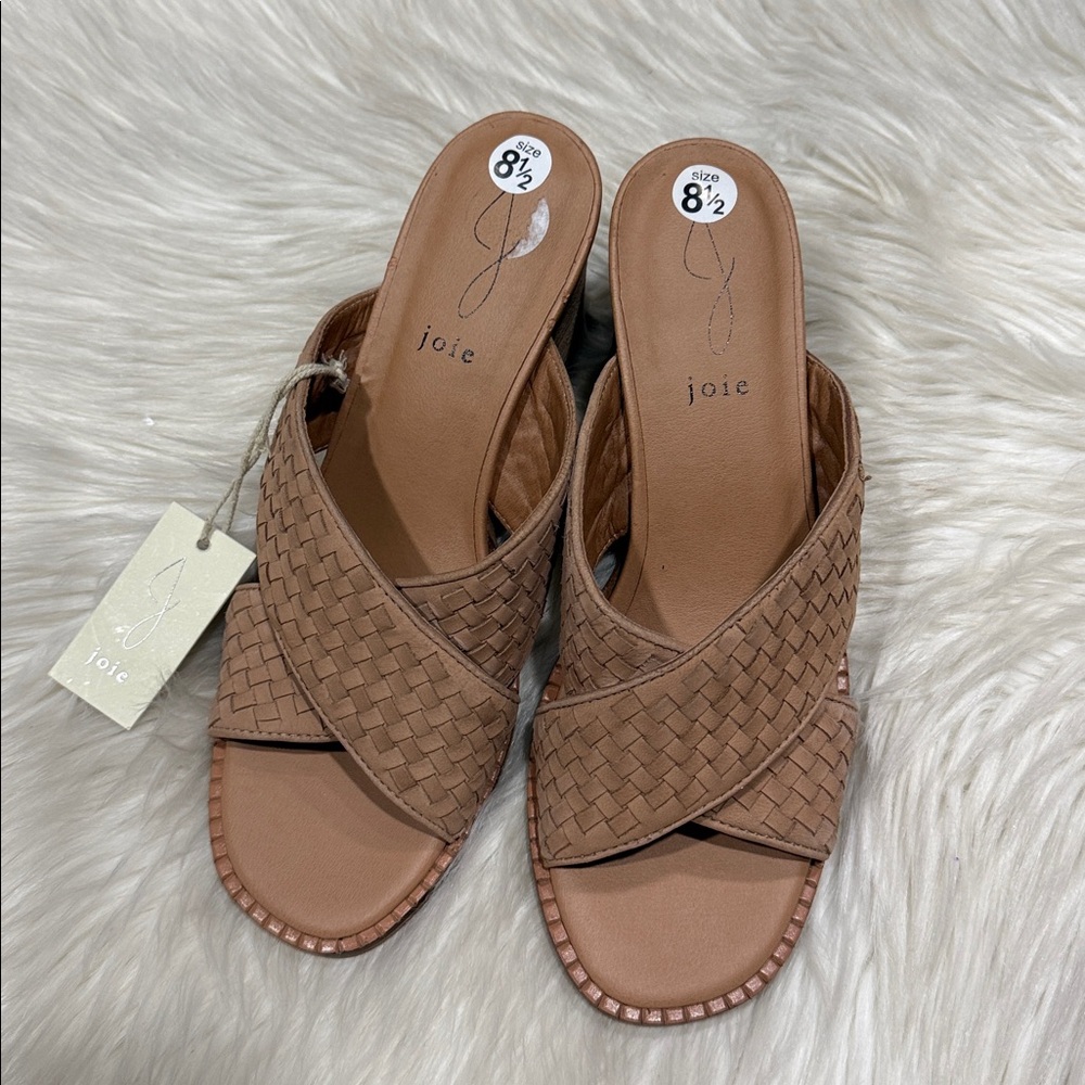JOIE Woven Slide Sandals